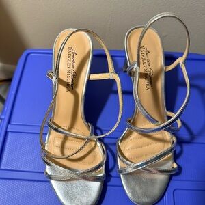 Badgley Mischka Silver Elegant Heels